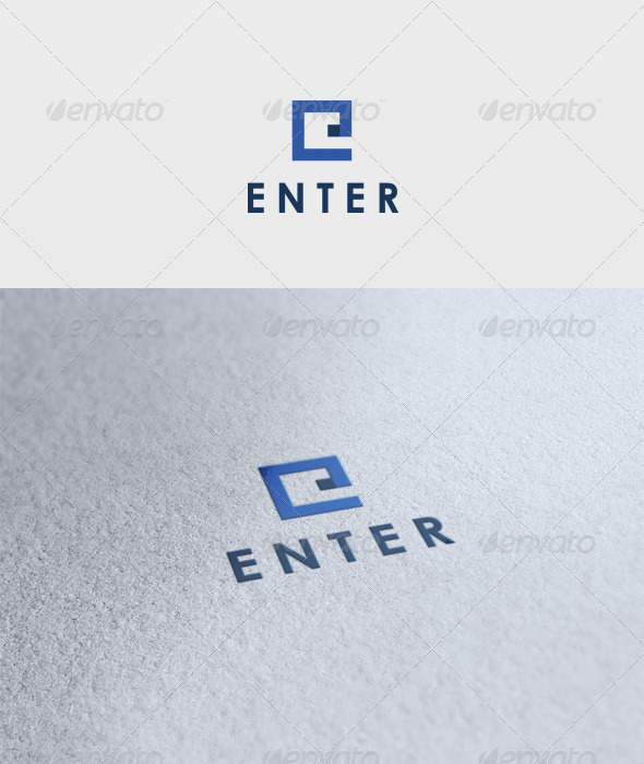 Enter Logo - Letters Logo Templates