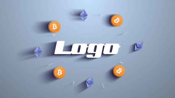 Bitcoin Crypto Mining Logo