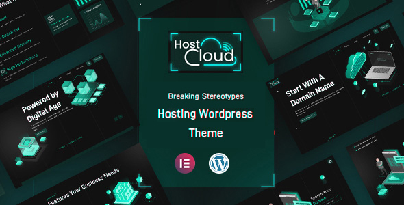 HostCloud | Hosting Server & Tech WordPress theme