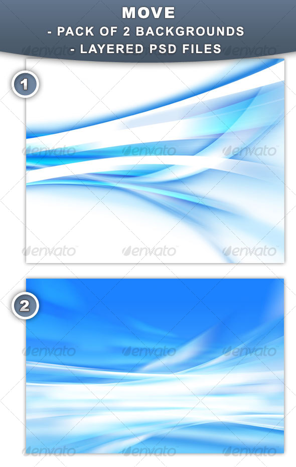 Move - Backgrounds for web and print - Abstract Backgrounds