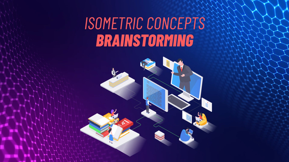 Brainstorming - Isometric - VideoHive 31693628