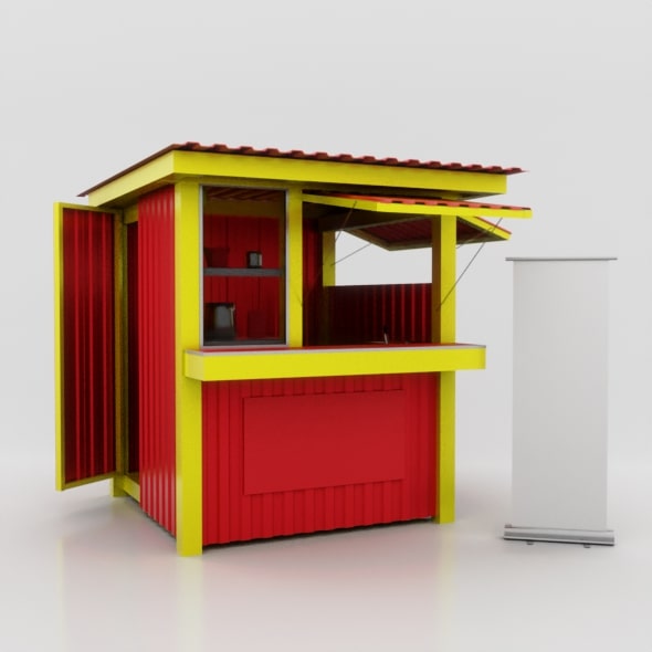 Container Booth - 3Docean 31685753