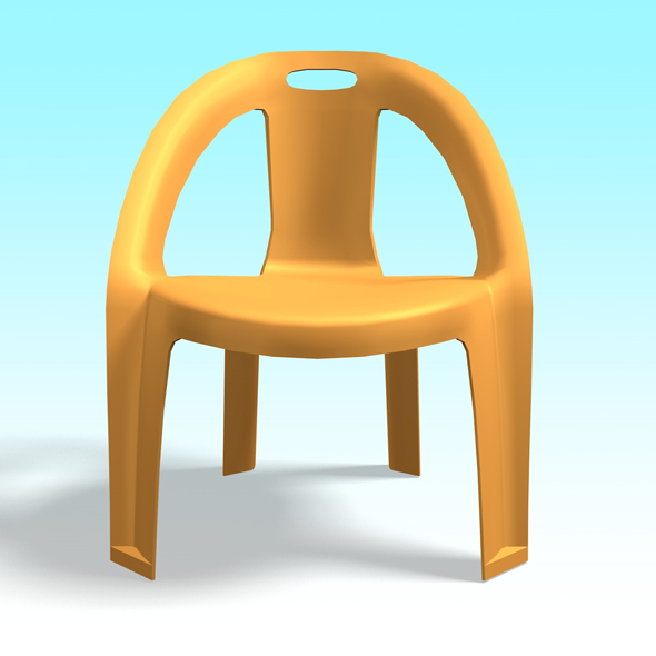Plastic Chair - 3Docean 31701669