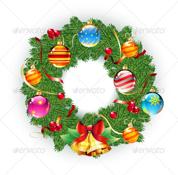 Christmas green wreath - Seasons/Holidays Conceptual