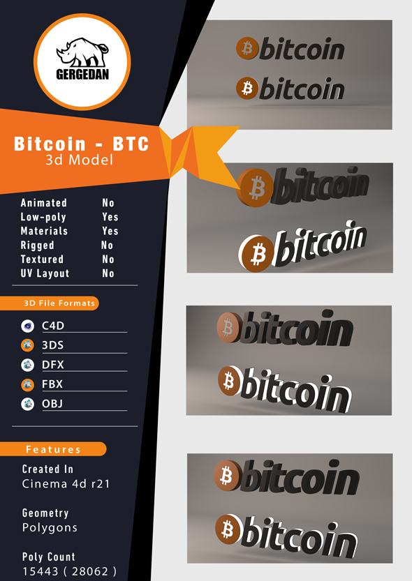 Bitcoin - BTC - 3Docean 31704899