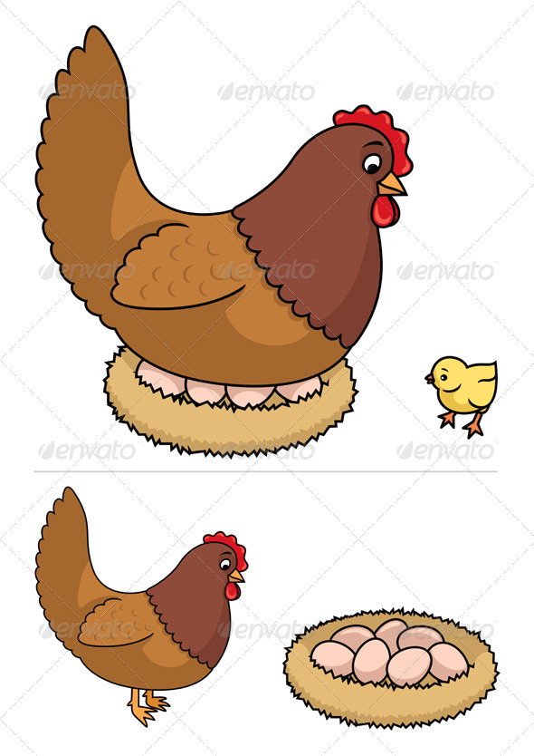 Hen - Animals Characters