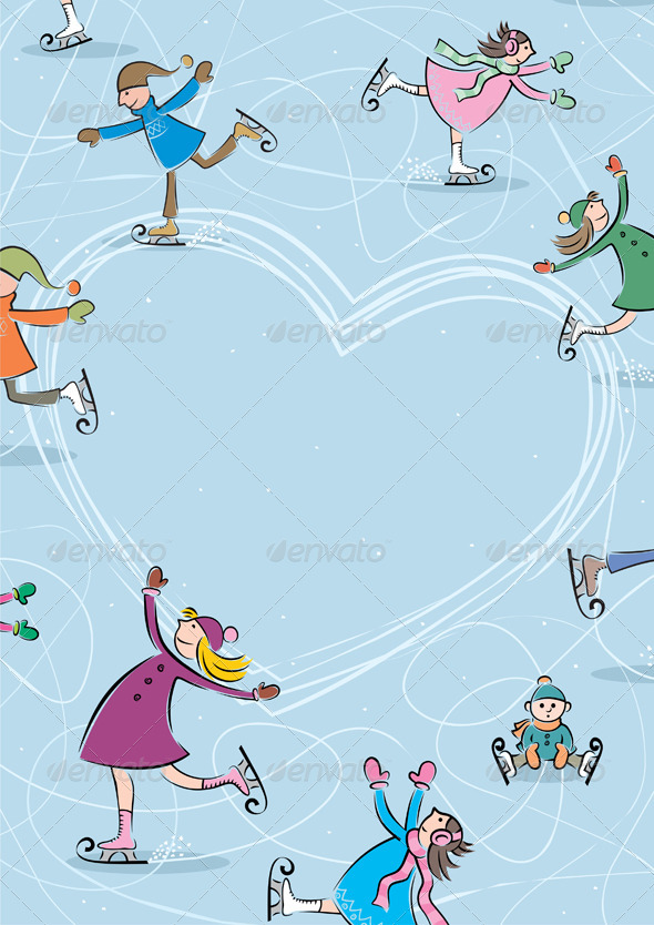 Ice Rink - Backgrounds Decorative