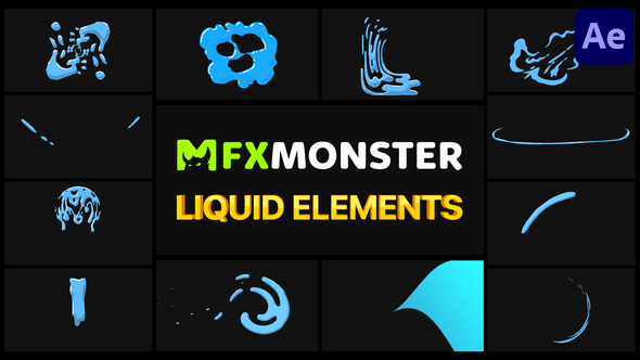 Liquid Elements - VideoHive 31710496