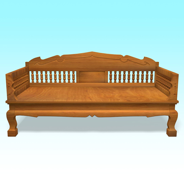 Wood Chair 3 - 3Docean 31711905
