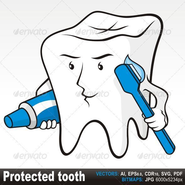 Protected tooth - Miscellaneous Characters