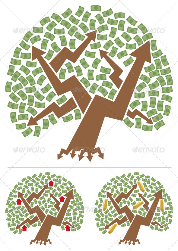 Investments Tree - Abstract Conceptual