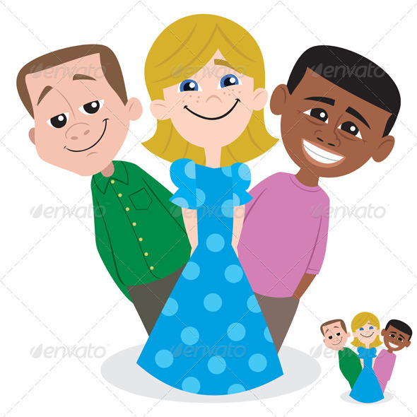 Kids - Characters Vectors