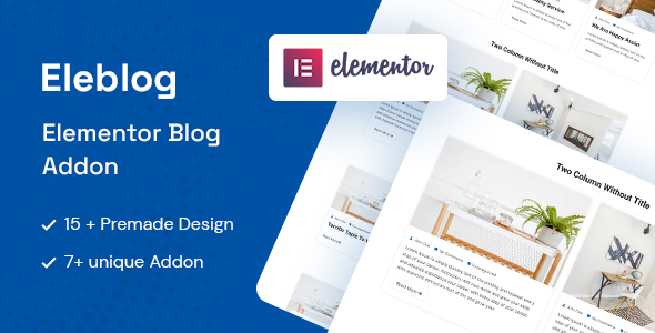 Eleblog - Elementor Blog Addon