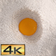 Raw Egg Yolk Falling into Flour - VideoHive Item for Sale