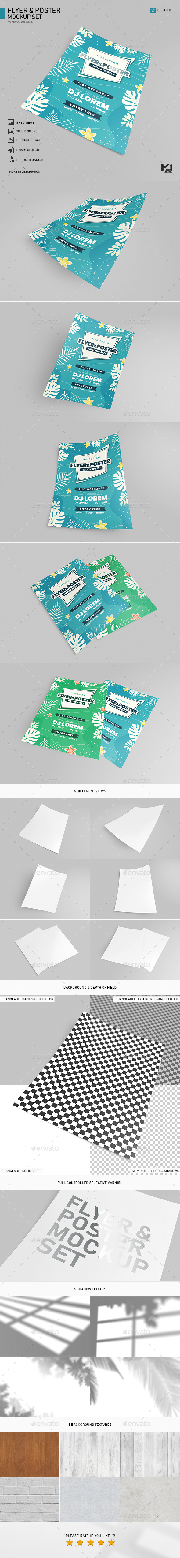 Flyer & Poster Mockup Set