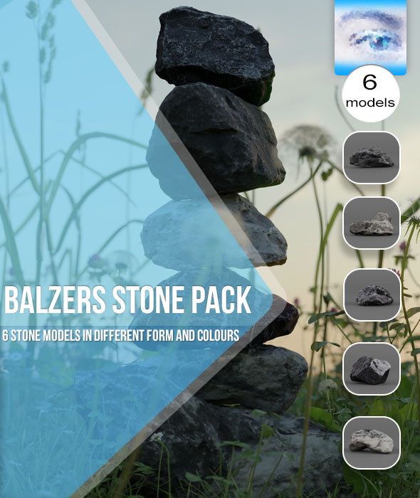 Balzers Stone Pack - 3Docean 31730108