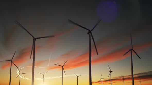 Wind Turbine Generator Wind Energy Plant Power Turbine