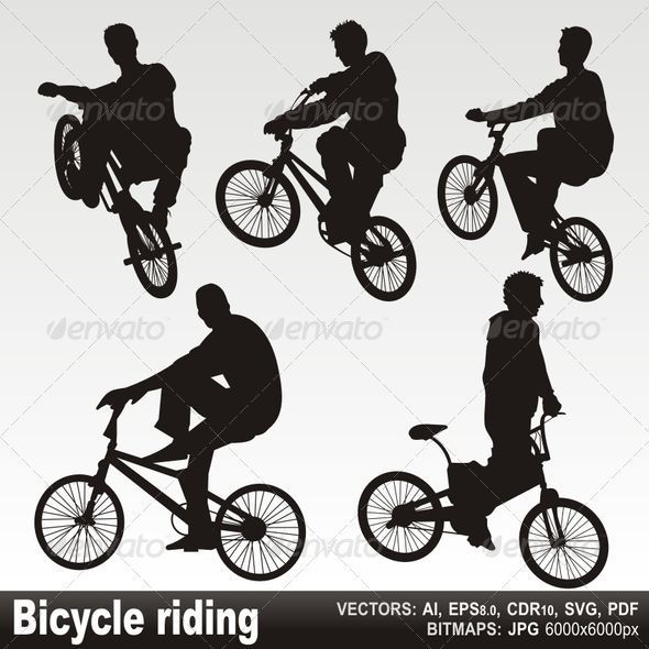 Bicycle riding - People Characters