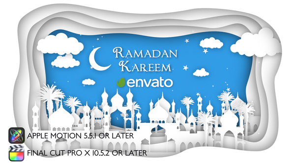 Ramadan and Eid Mubarak Opener - Apple Motion
