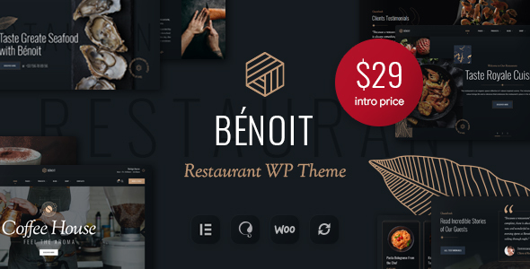 Benoit - Restaurants & Cafes WordPress Theme