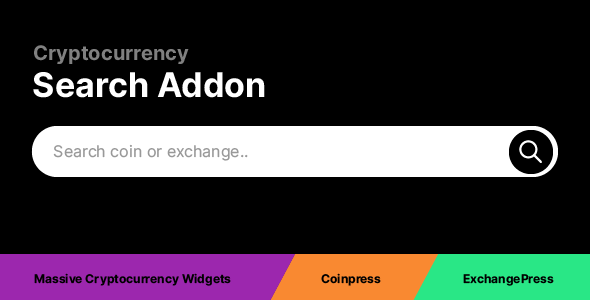 Cryptocurrency Search Addon
