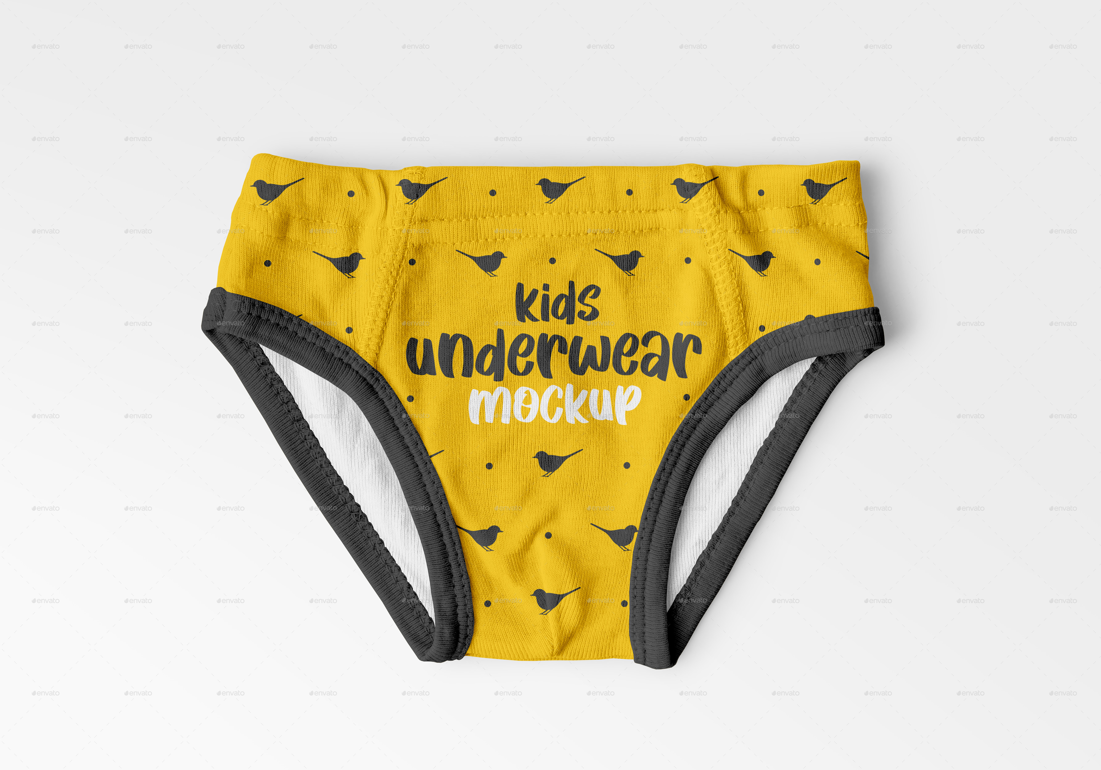 Kids Underwear Mockup Set, Graphics