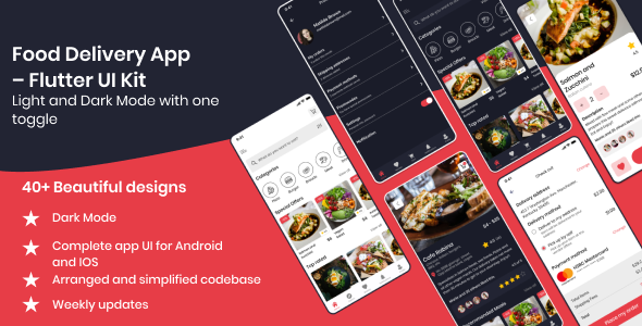 Food Delivery App – Flutter UI Kit