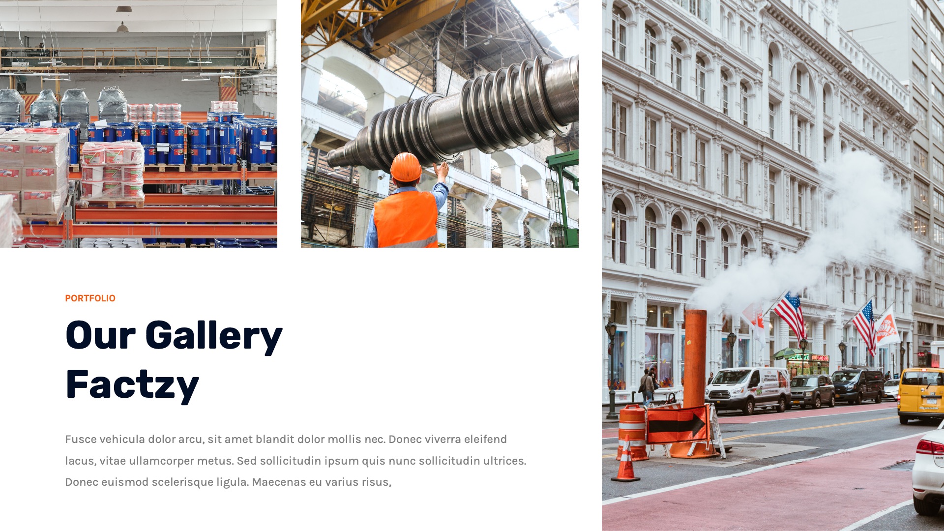 Factzy - Factory Industrial Manufacturing Google Slides Template ...