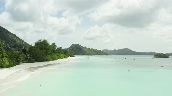 Aerial View of Seychelles alt