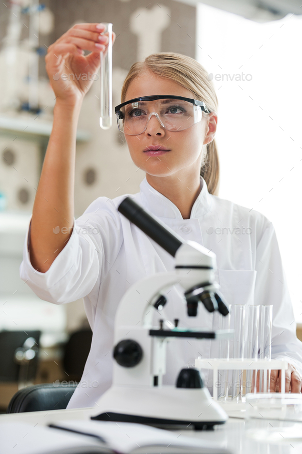The formula is almost complete.  - Stock Photo - Images