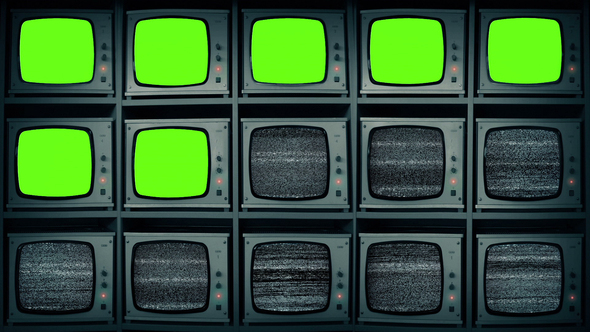 Screens Change From Static To Greenscreen   Rows And Random Order alt