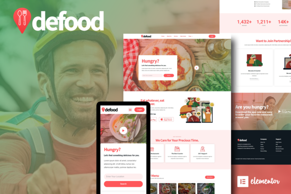 DeFood - Food - ThemeForest 31757775