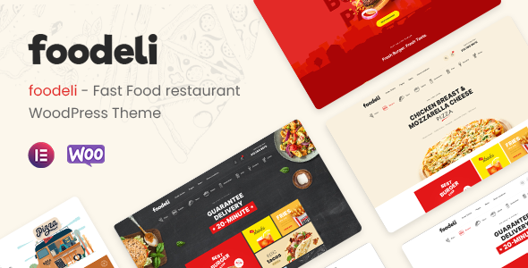 Foodeli - Food Ordering & Delivery WordPress Theme