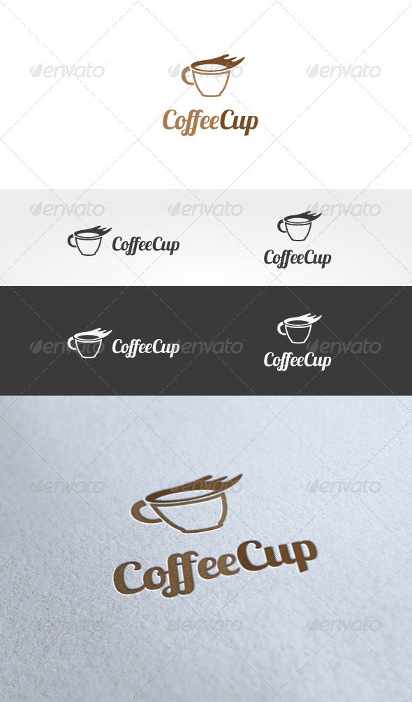 Coffee Cup Logo Template - Food Logo Templates