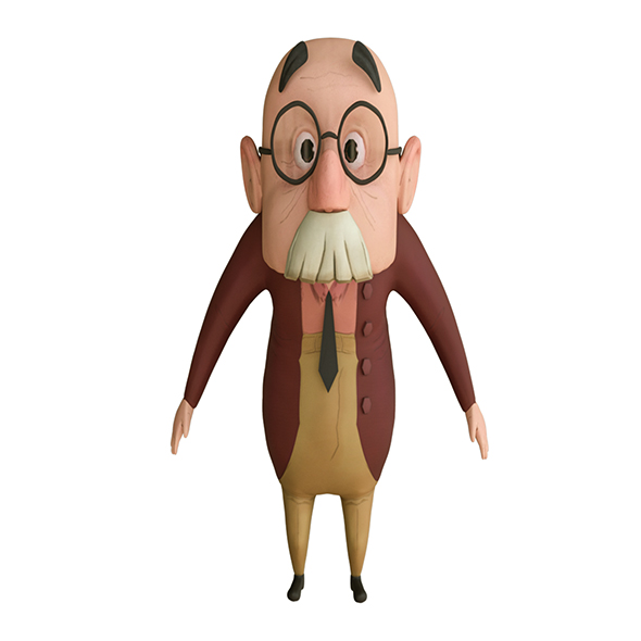 Old Man Cartoon - 3Docean 31786554