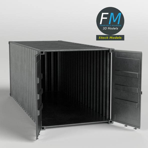 Open shipping container - 3Docean 22674627
