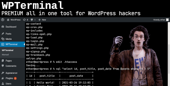 WPTerminal - PREMIUM multi-tool for ALL your WordPress needs