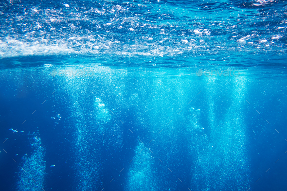 Hình ảnh về nền đáy biển trừu tượng sẽ khiến bạn tưởng tượng đến một thế giới dưới nước đẹp mơ màng và đầy bí ẩn. Sự pha trộn giữa các tông màu xanh, xanh lá cây và xám giúp tạo ra một thế giới trừu tượng đẹp như tranh vẽ.