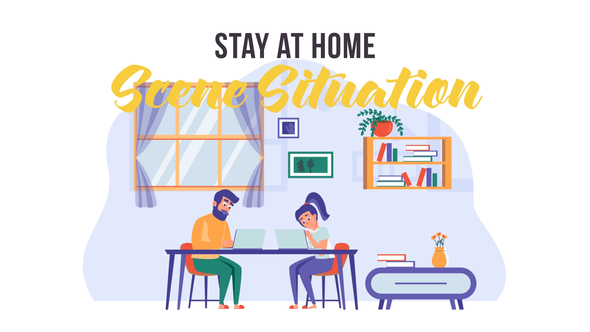 Stay at home - VideoHive 31793988