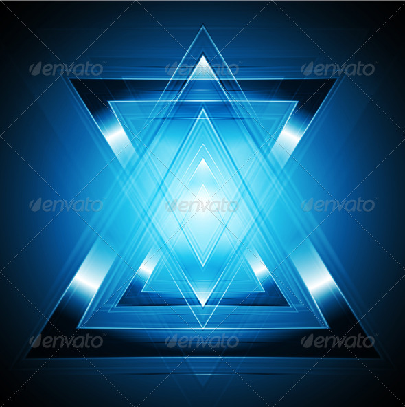 Tech blue backdrop - Backgrounds Decorative