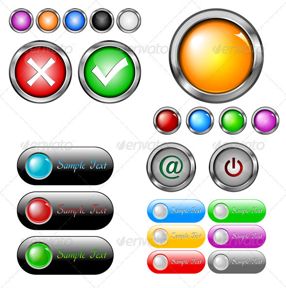 Buttons collection - Web Technology
