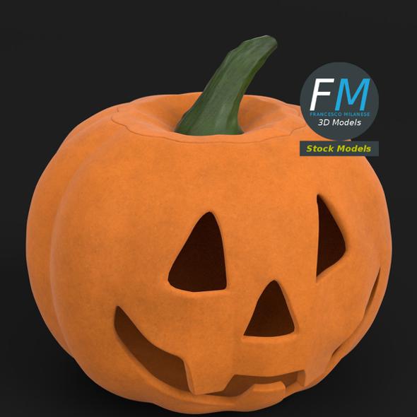Stylized Halloween pumpkin - 3Docean 22511823