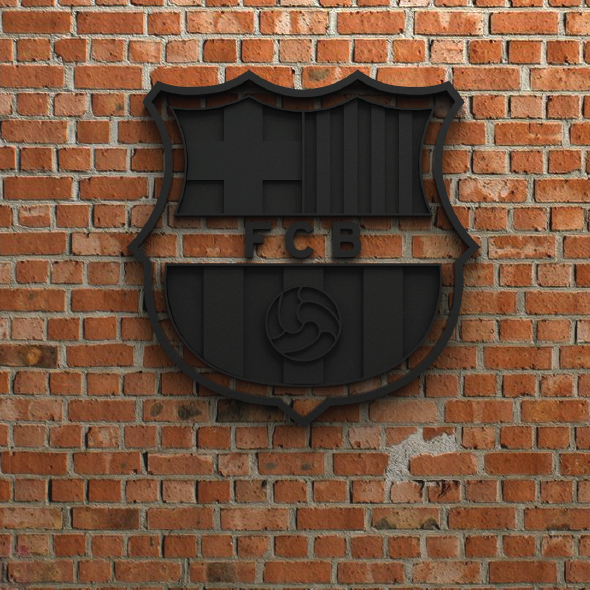 FC Barcelona Logo - 3Docean 31825352
