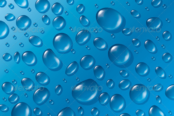 Water Drops - Backgrounds Decorative