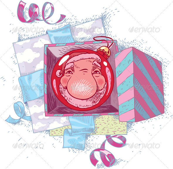 Reflecting Santa Claus - Christmas Seasons/Holidays