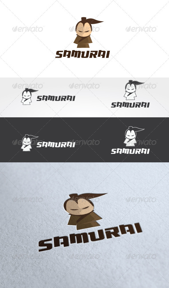 Samurai Logo Template - Humans Logo Templates