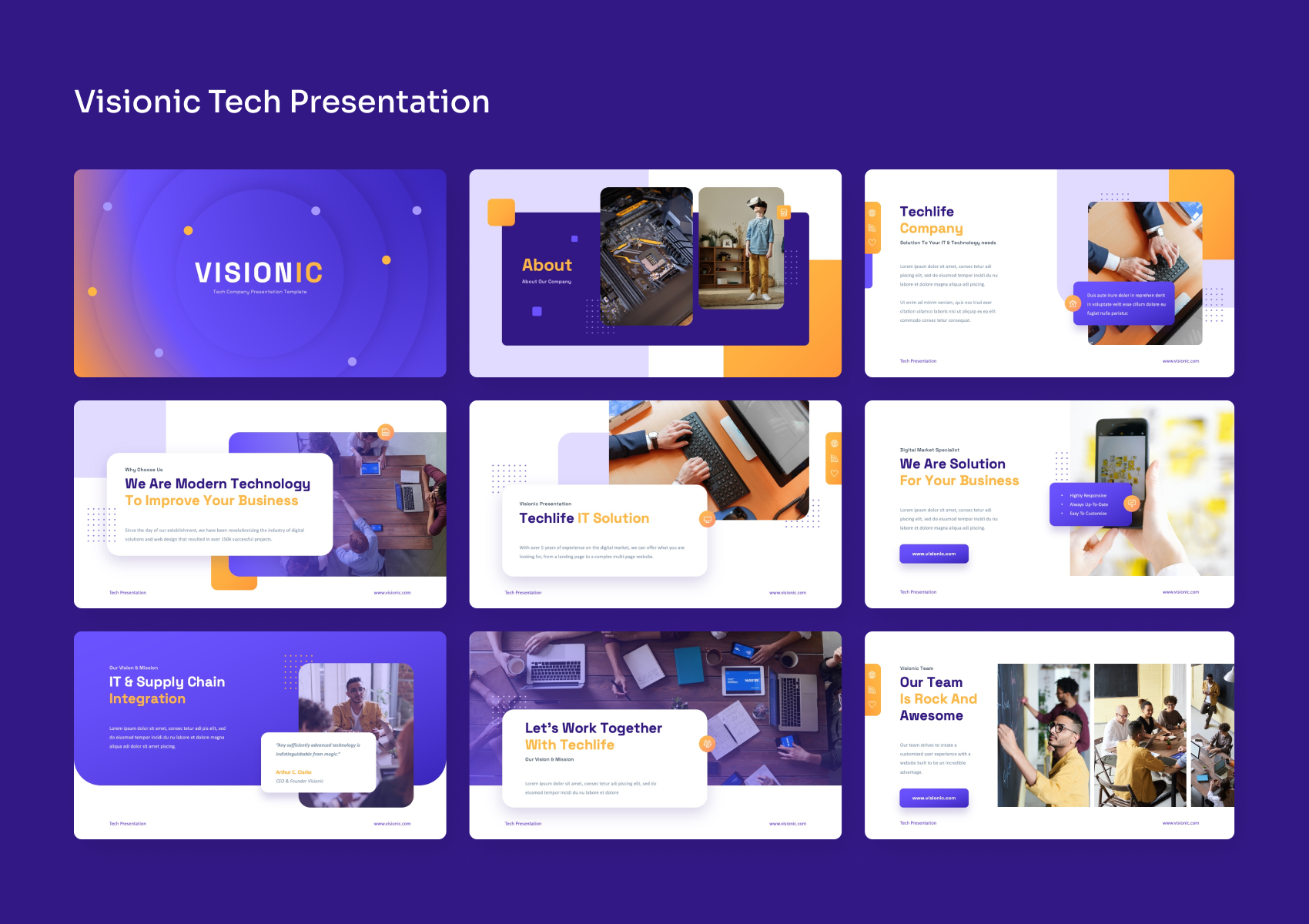 Visionic - Tech PowerPoint Presentation, Presentation Templates ...