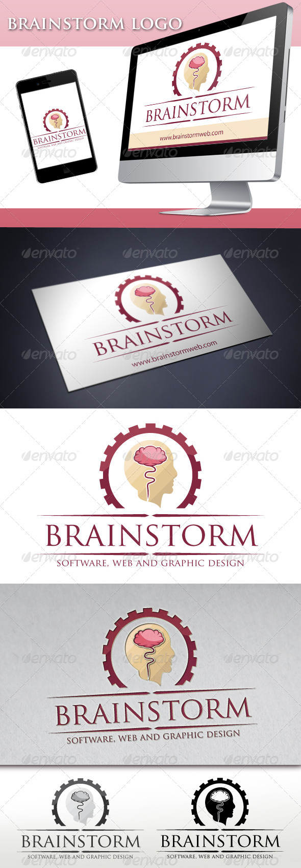 Brainstorm Logo 1 - Humans Logo Templates
