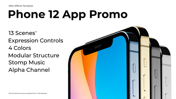 App Promo - Phone 12 Pro Product Promo template preview
