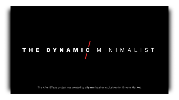 Dynamic Minimalism - Animated Titles